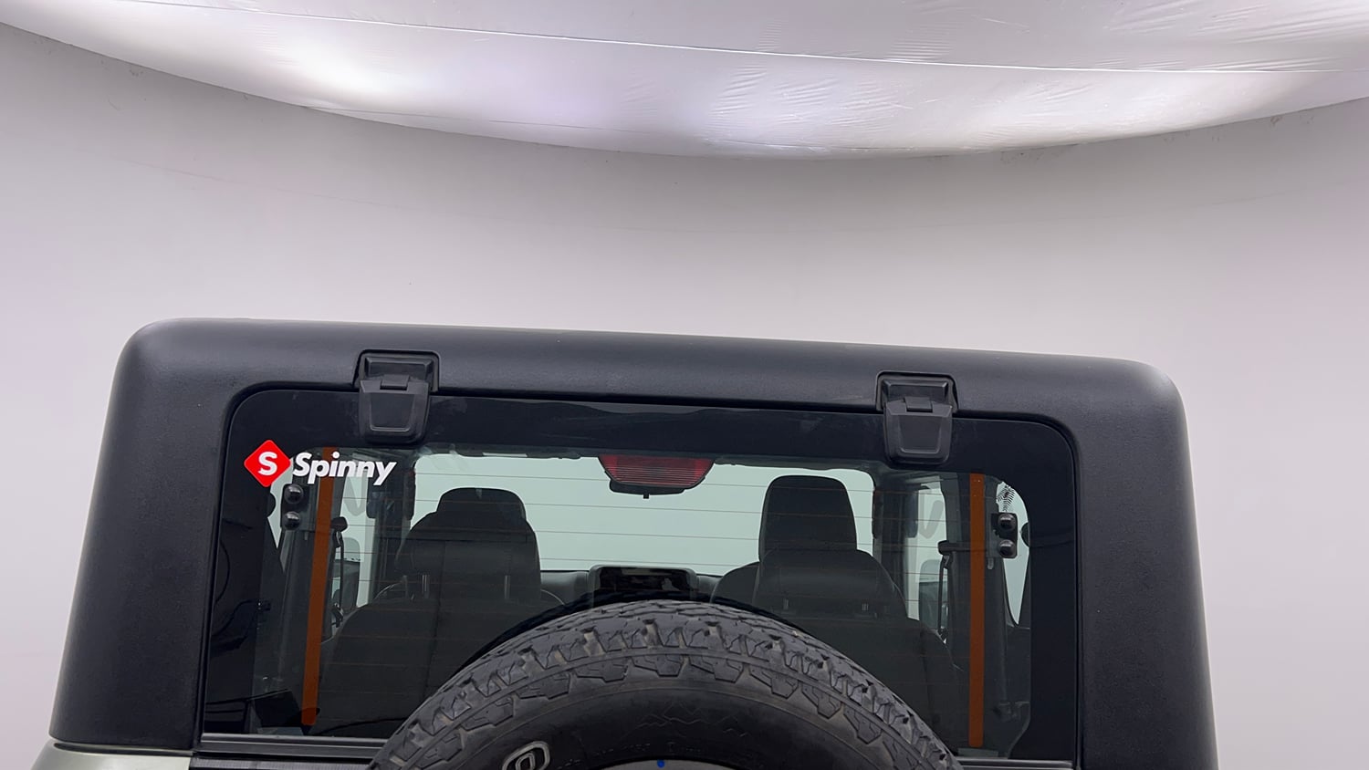 Used 2022 mahindra Thar LX Hard Top Petrol AT 4WD Petrol Automatic exterior BACK WINDSHIELD VIEW