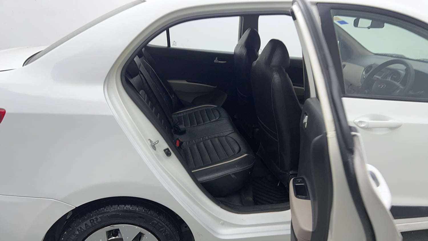 Used 2016 Hyundai Xcent S 1.2 Petrol Manual interior RIGHT SIDE REAR DOOR CABIN VIEW