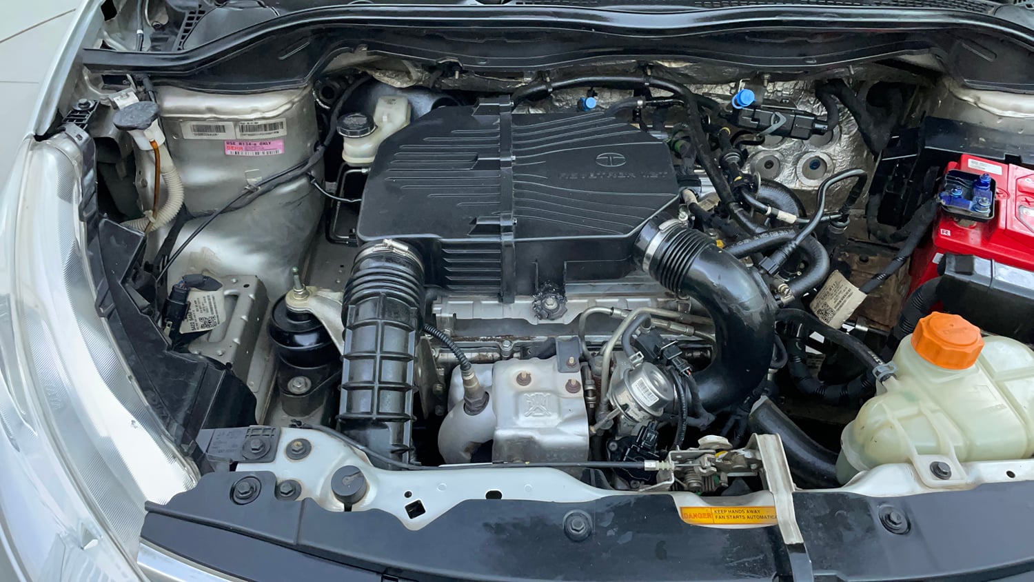 Used 2017 Tata Zest XE Petrol Petrol Manual engine ENGINE RIGHT SIDE VIEW