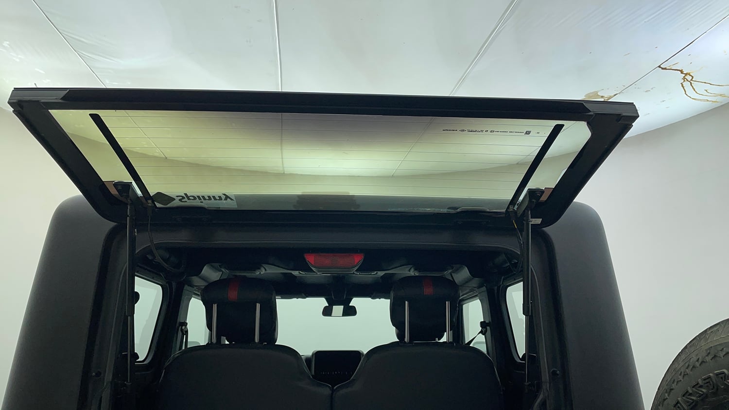 Used 2024 Mahindra Thar LX Hard Top Diesel MT 4WD Diesel Manual interior DICKY DOOR OPEN VIEW