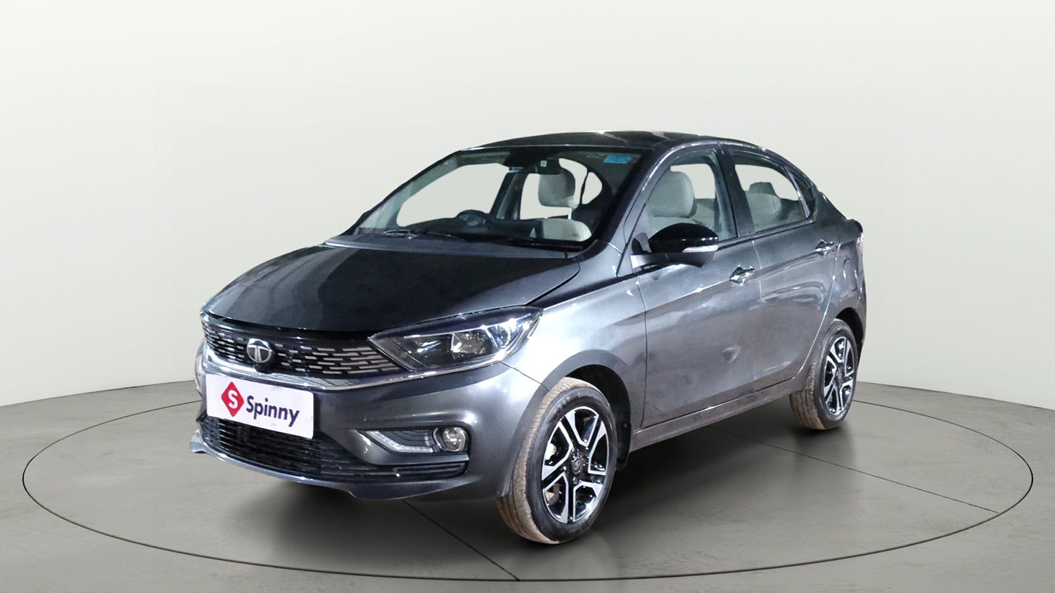 Used 2025 Tata Tigor XZ Plus LUX Petrol Manual exterior LEFT FRONT CORNER VIEW
