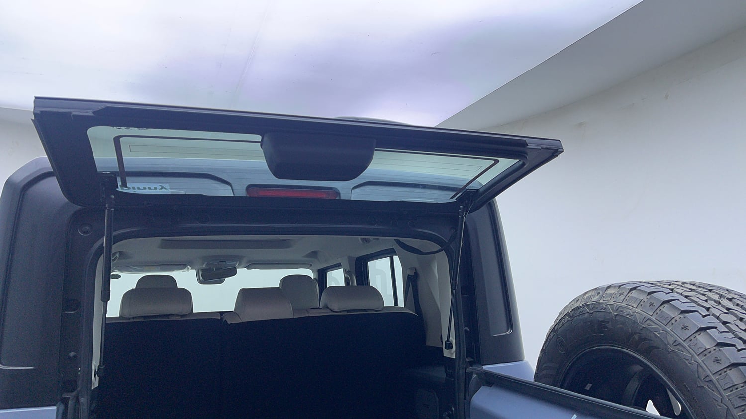 Used 2026 Mahindra Thar Roxx AX7 L Diesel AT 2WD Diesel Automatic interior DICKY DOOR OPEN VIEW