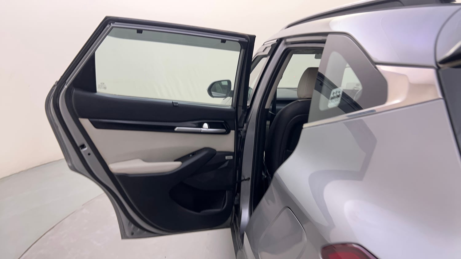 Used 2020 Kia Seltos GTX Plus AT 1.5 Diesel Diesel Automatic interior LEFT REAR DOOR OPEN VIEW
