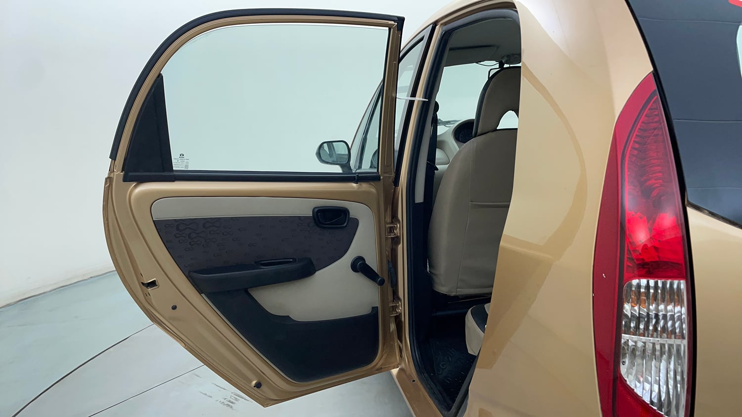 Used 2015 Tata Nano Twist XTA Petrol Automatic interior LEFT REAR DOOR OPEN VIEW