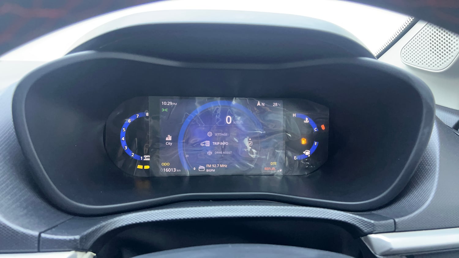 Used 2024 Tata Nexon Creative Plus 1.2 Revotron Petrol 6MT Petrol Manual interior CLUSTERMETER VIEW