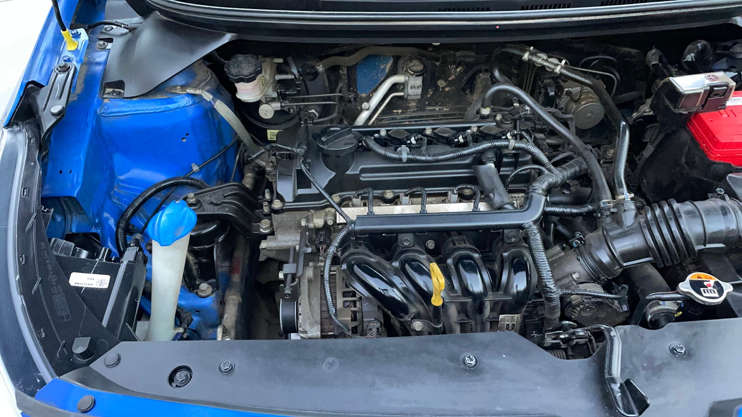Used 2019 Hyundai Elite i20 Sportz Plus 1.2 CVT Petrol Automatic engine ENGINE RIGHT SIDE VIEW