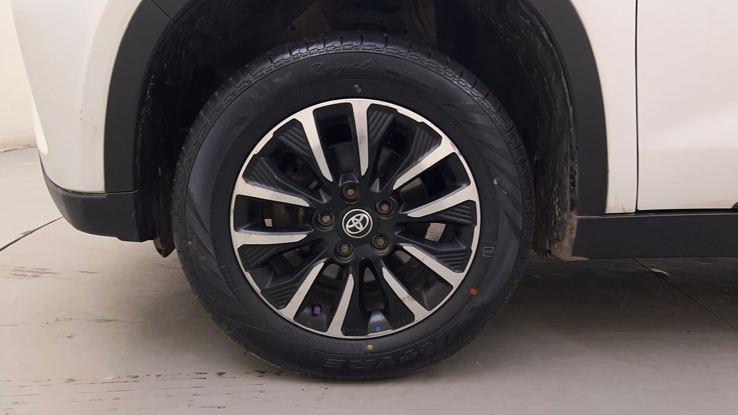 Used 2021 Toyota Urban Cruiser Premium Grade AT Petrol Automatic tyres LEFT FRONT TYRE RIM VIEW
