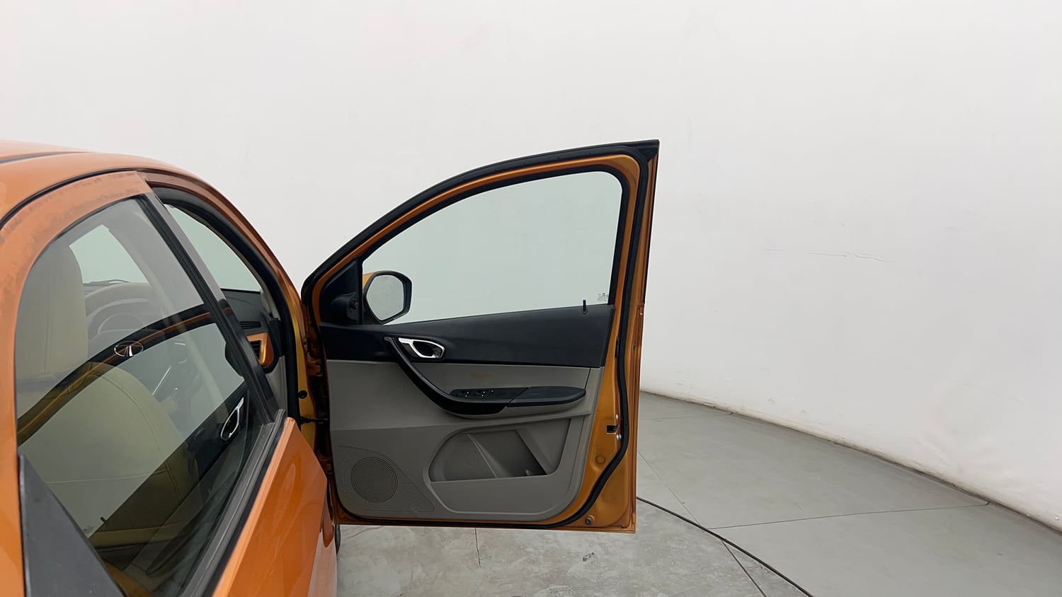 Used 2016 Tata Tiago Revotron XZ Petrol Manual interior RIGHT FRONT DOOR OPEN VIEW