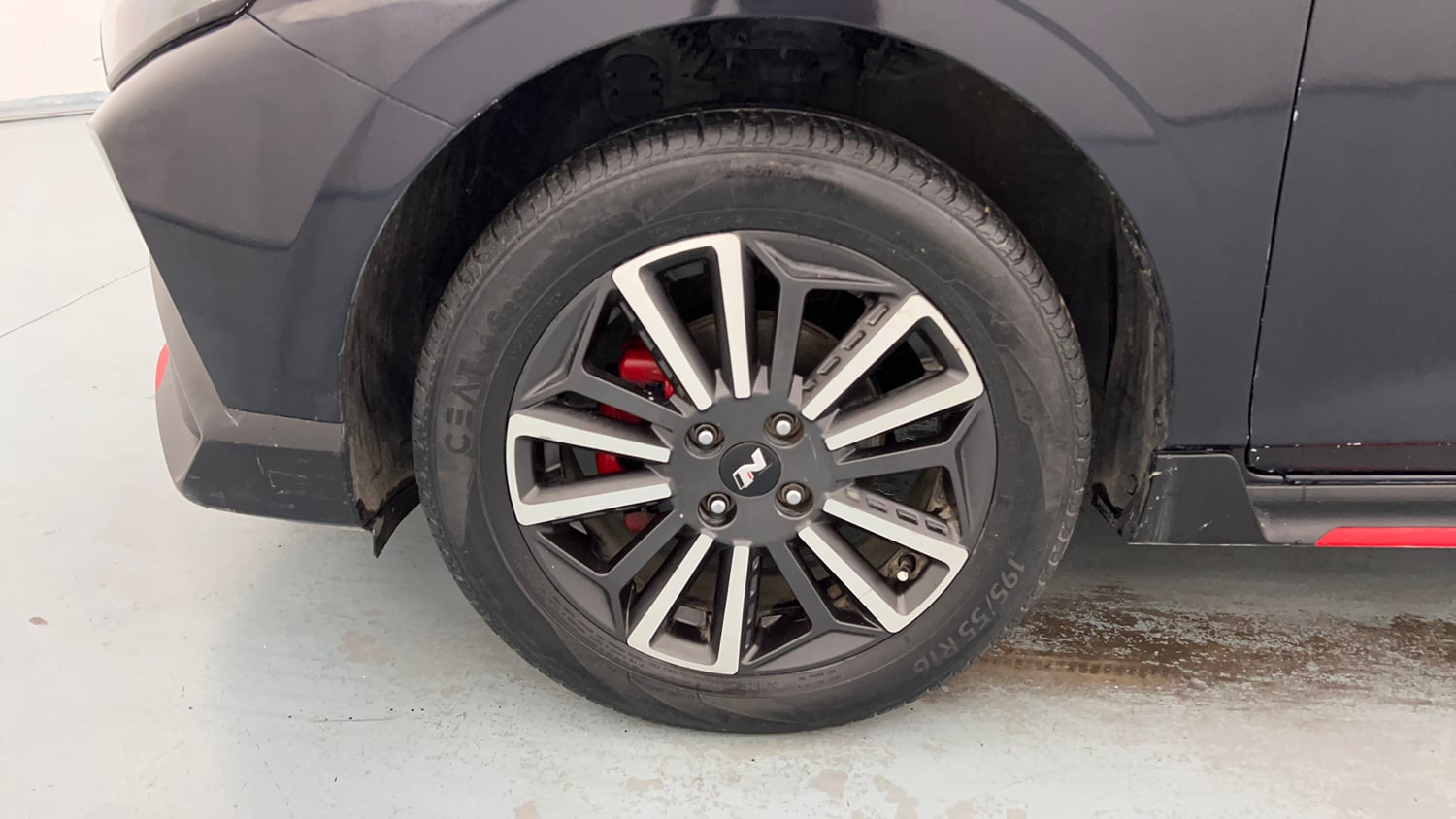 Used 2023 Hyundai i20 N Line N8 1.0 Turbo DCT Petrol Automatic tyres LEFT FRONT TYRE RIM VIEW