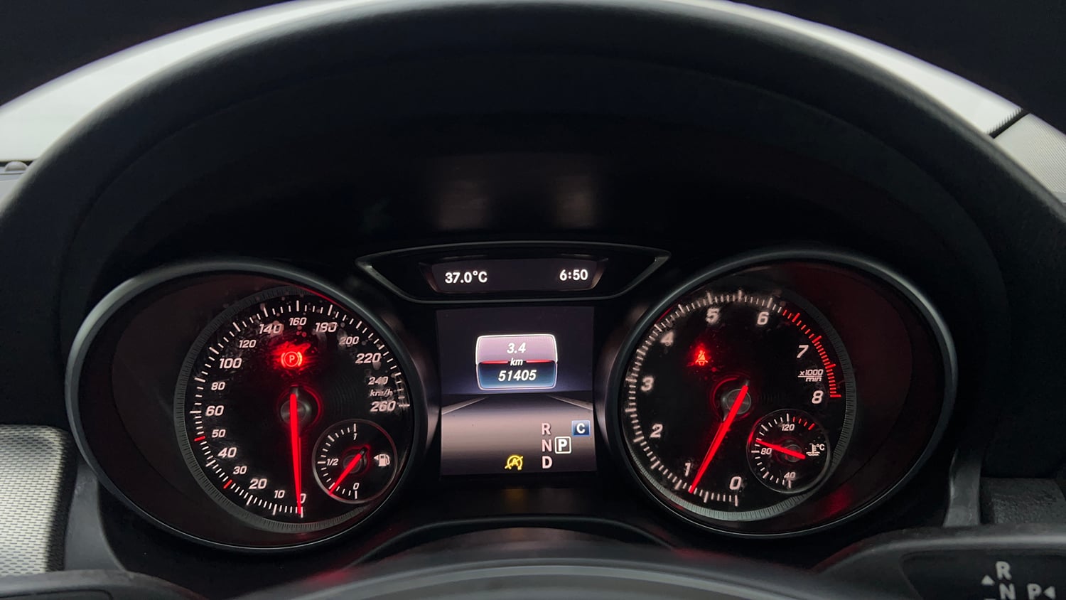 Used 2019 Mercedes-Benz GLA 200 Urban Edition Petrol Automatic interior CLUSTERMETER VIEW