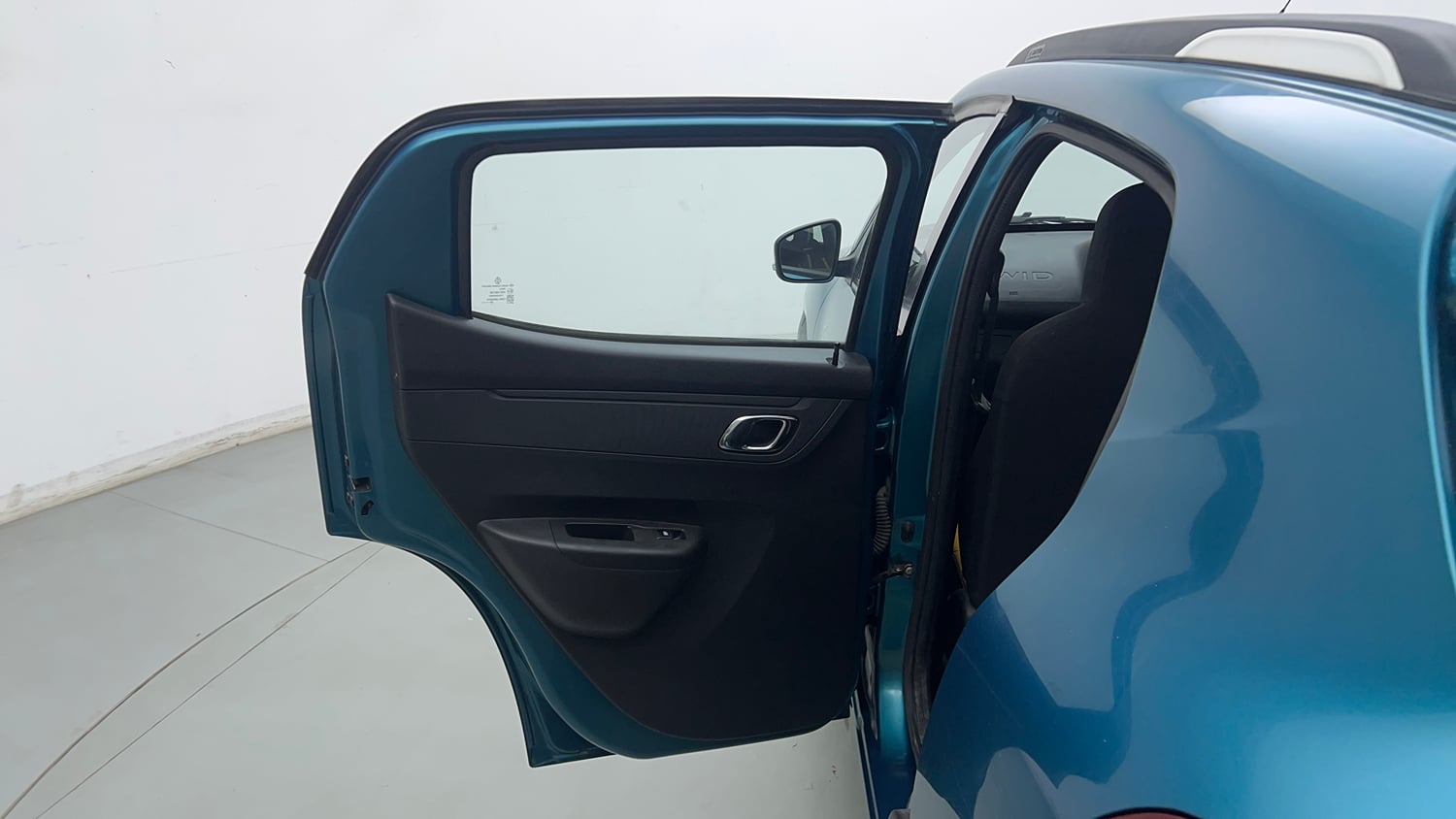 Used 2025 Renault Kwid CLIMBER 1.0 MT Petrol Manual interior LEFT REAR DOOR OPEN VIEW