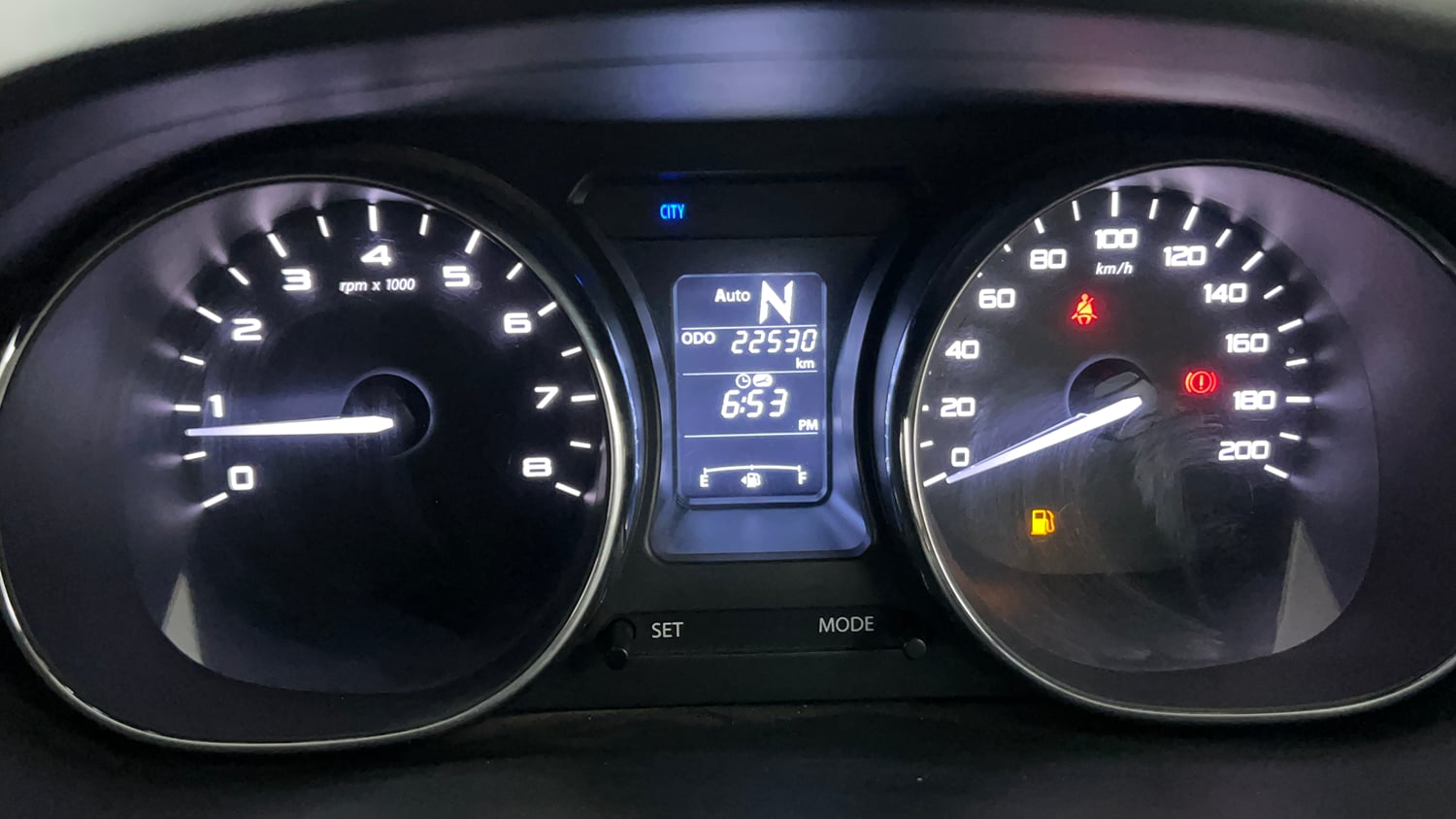 Used 2018 Tata Tigor Revotron XZA Petrol Automatic interior CLUSTERMETER VIEW