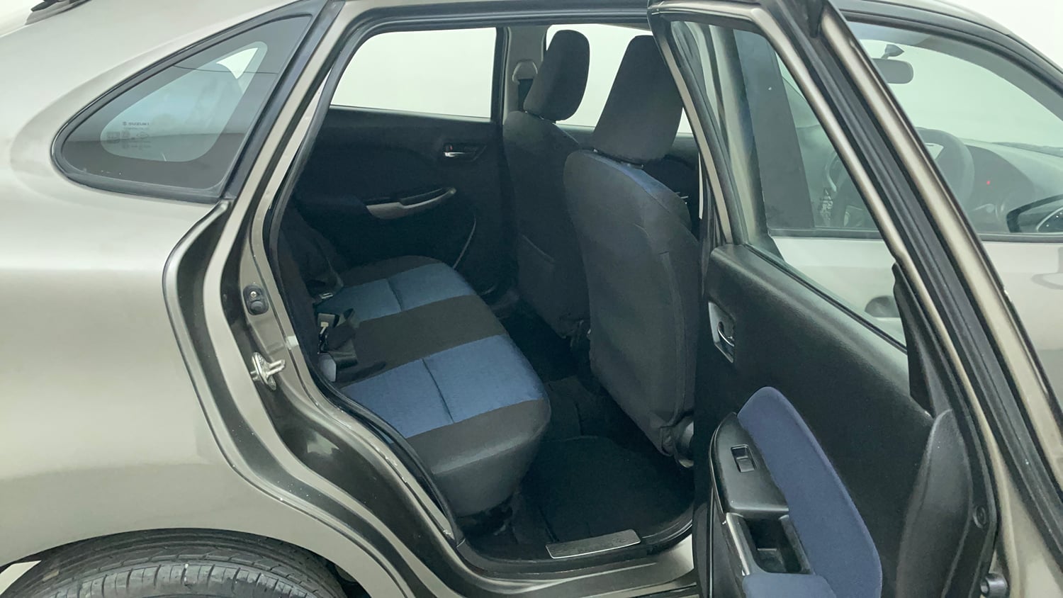Used 2019 Maruti Suzuki Baleno Delta Petrol Manual interior RIGHT SIDE REAR DOOR CABIN VIEW