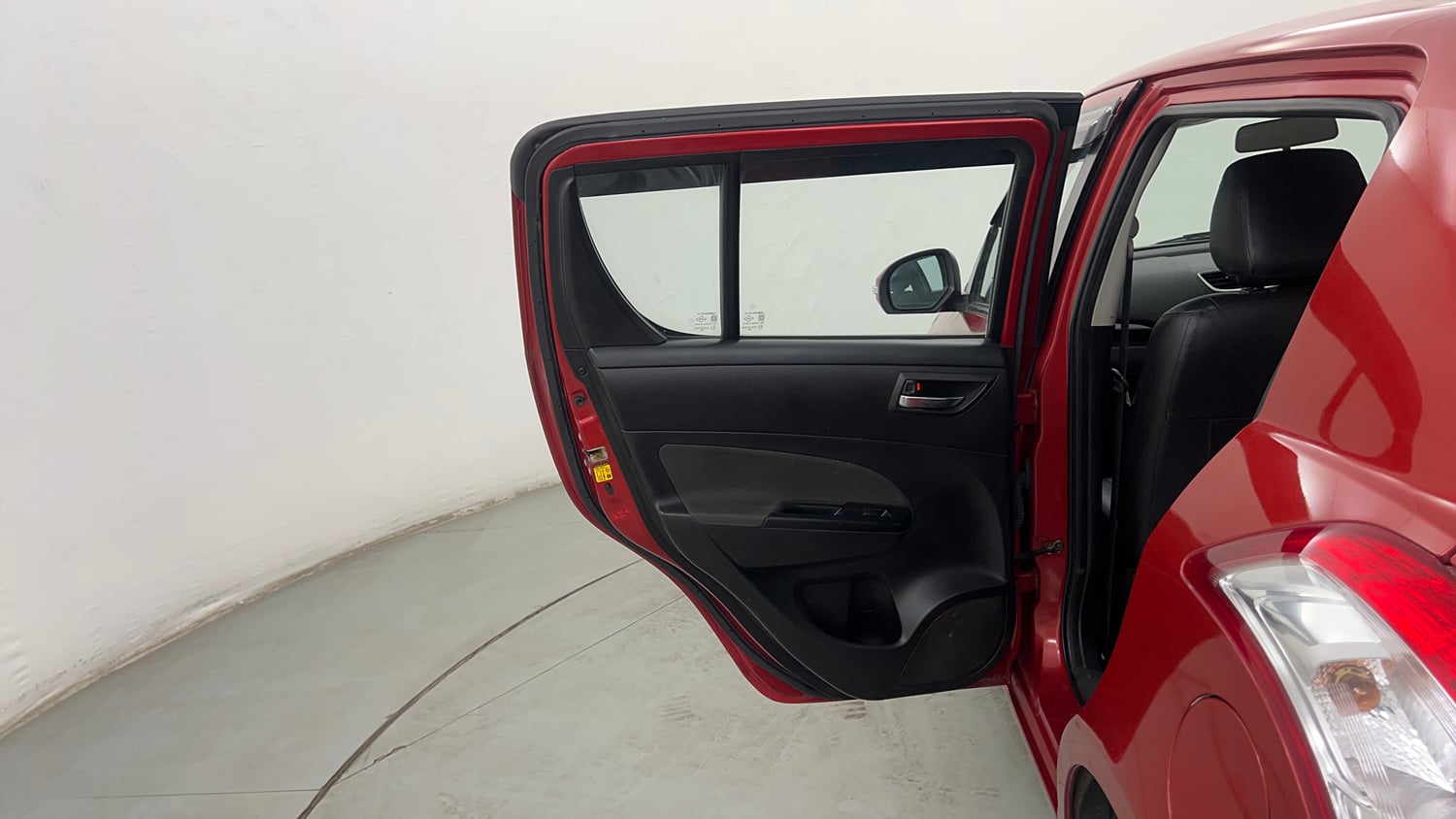 Used 2014 Maruti Suzuki Swift VXi Petrol Manual interior LEFT REAR DOOR OPEN VIEW
