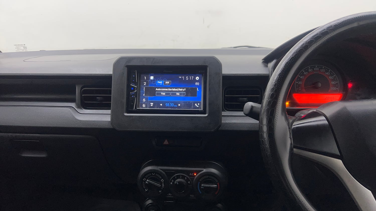 Used 2024 Maruti Suzuki Ignis Sigma 1.2 MT Petrol Manual interior MUSIC SYSTEM & AC CONTROL VIEW
