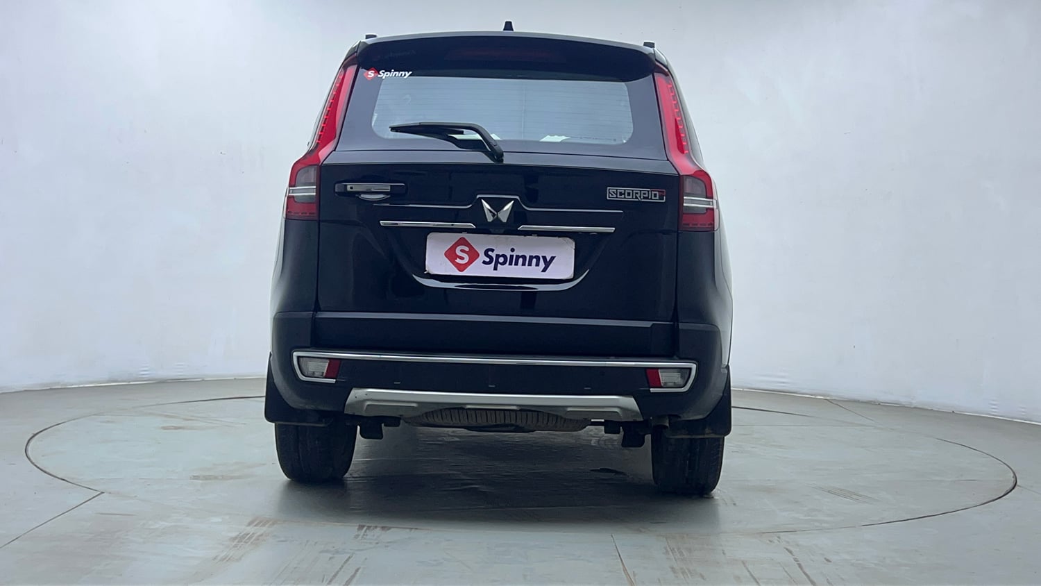 Used 2022 Mahindra Scorpio N Z8 L Petrol AT 7 STR Petrol Automatic exterior BACK VIEW