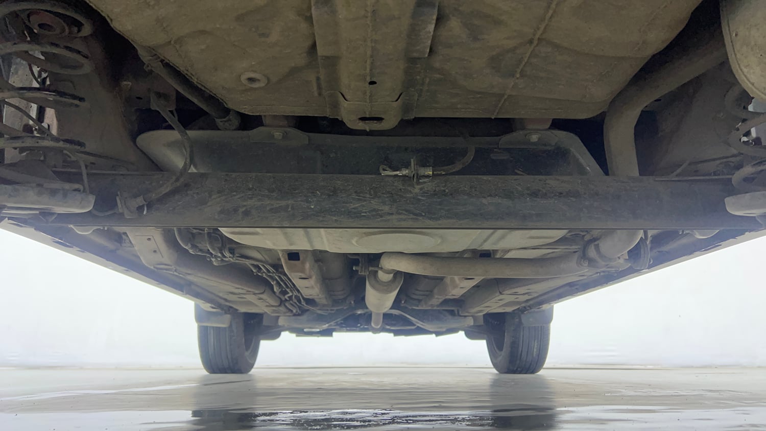 Used 2024 Tata Nexon Creative Plus 1.2 Revotron Petrol 6MT Petrol Manual extra REAR UNDERBODY VIEW (TAKEN FROM REAR)