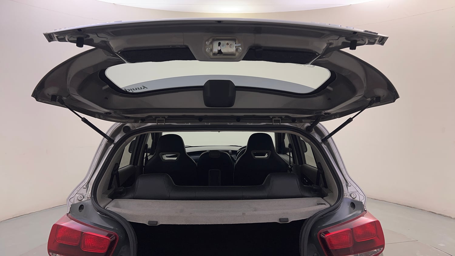 Used 2017 Mahindra KUV100 K4 6 STR Petrol Manual interior DICKY DOOR OPEN VIEW