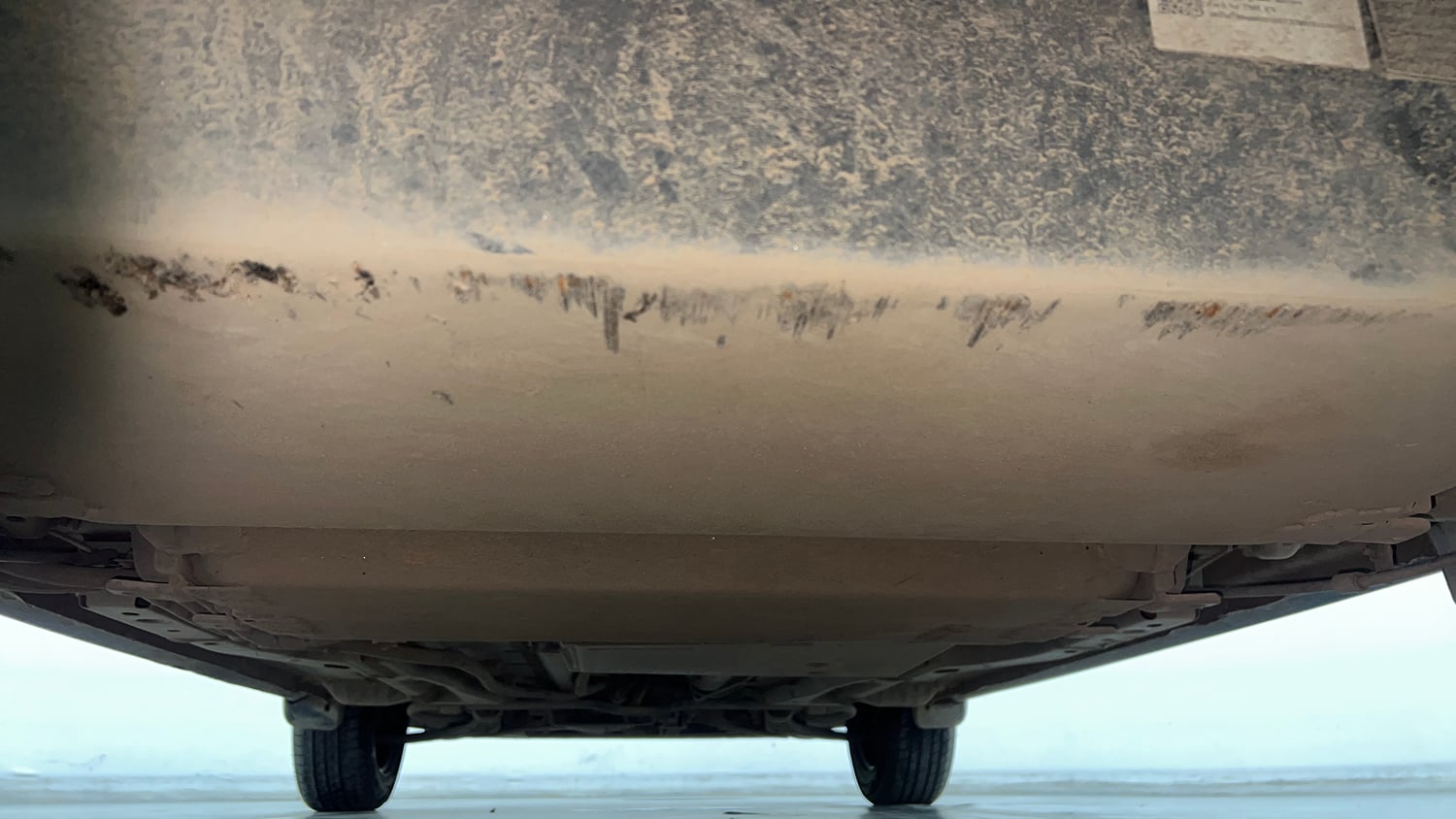 Used 2024 Tata Tiago EV XT Medium Range Electric Automatic extra REAR UNDERBODY VIEW (TAKEN FROM REAR)