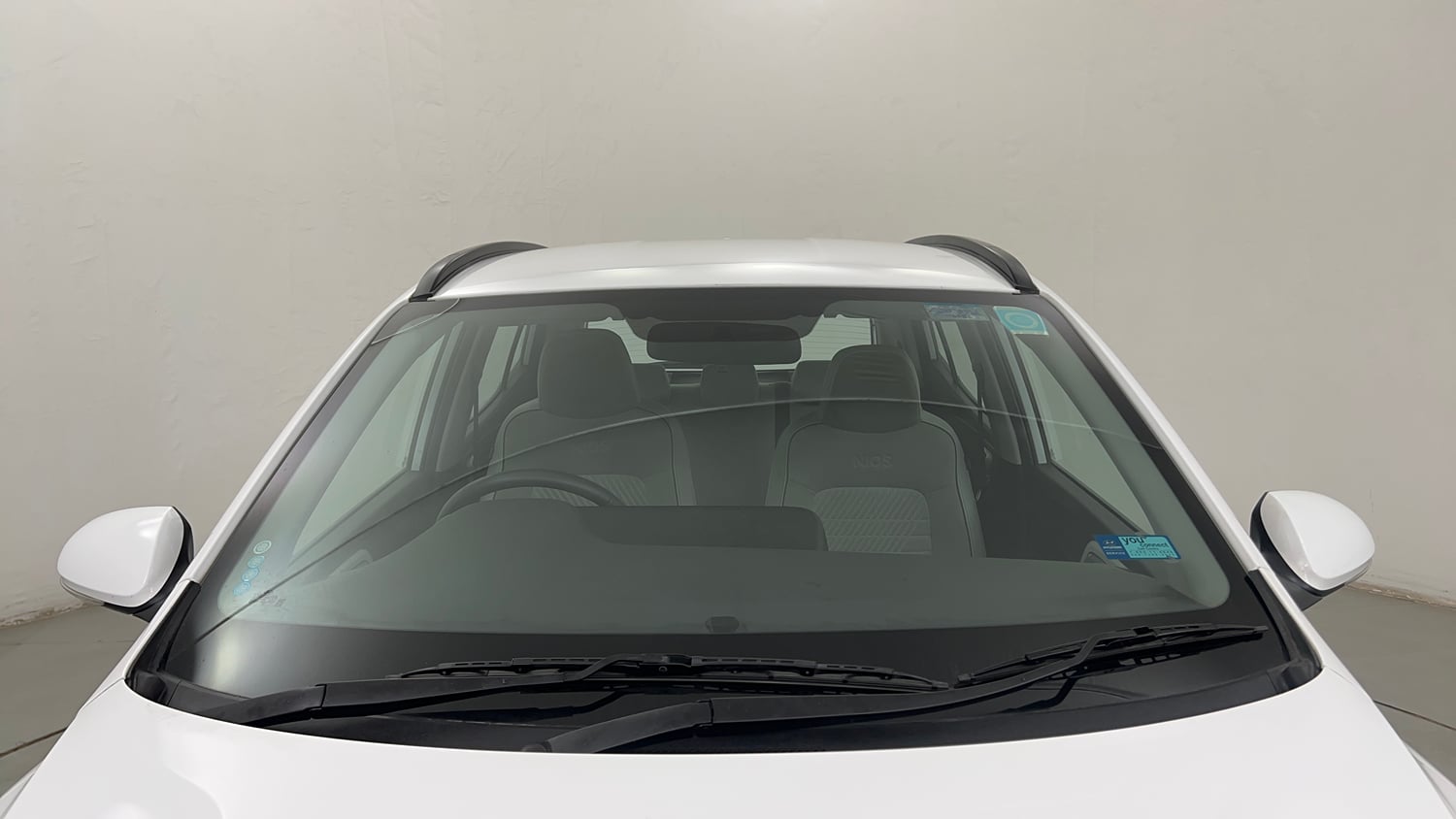 Used 2024 Hyundai Grand i10 Nios Asta 1.2 Kappa AMT Petrol Automatic exterior FRONT WINDSHIELD VIEW