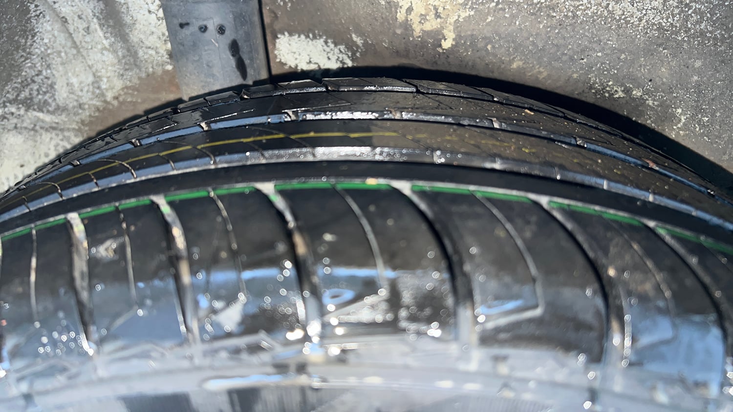 Used 2017 Honda City ZX CVT Petrol Petrol Automatic tyres RIGHT REAR TYRE TREAD VIEW