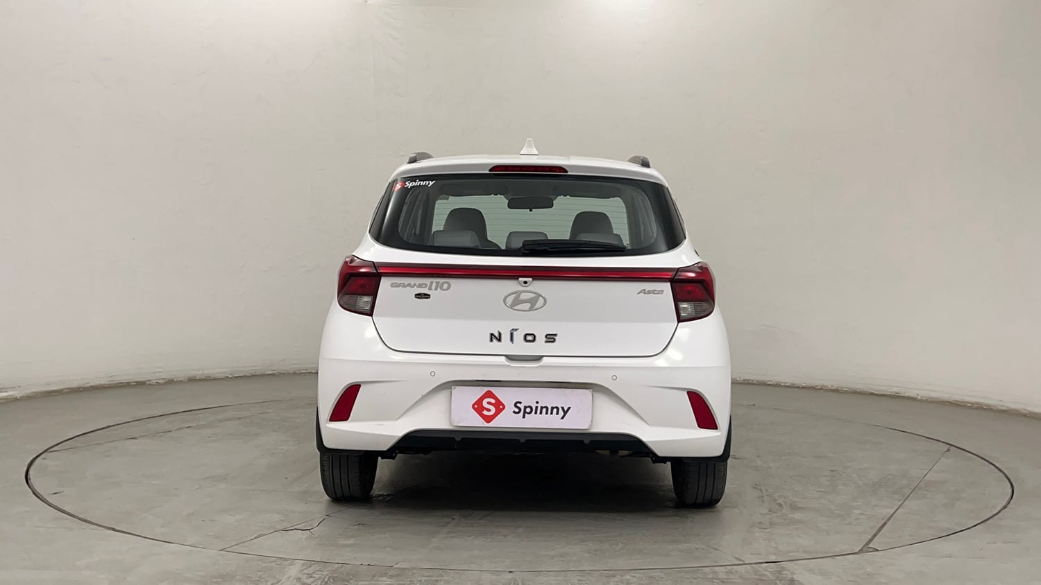 Used 2024 Hyundai Grand i10 Nios Asta 1.2 Kappa AMT Petrol Automatic exterior BACK VIEW