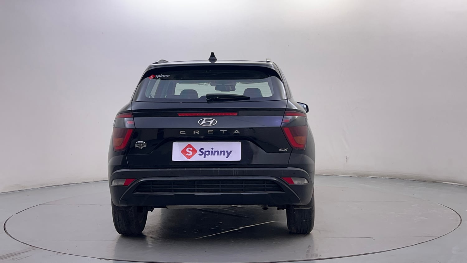 Used 2023 Hyundai Creta SX (O) 1.5 Petrol IVT Knight Petrol Automatic exterior BACK VIEW
