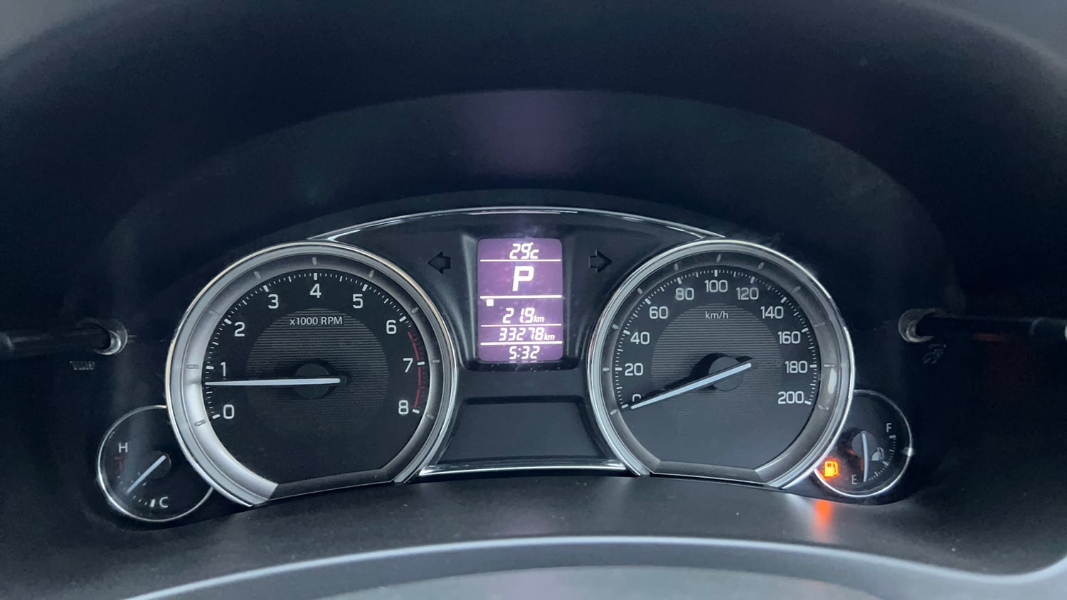 Used 2017 Maruti Suzuki Ciaz Zeta 1.4 AT Petrol Automatic interior CLUSTERMETER VIEW