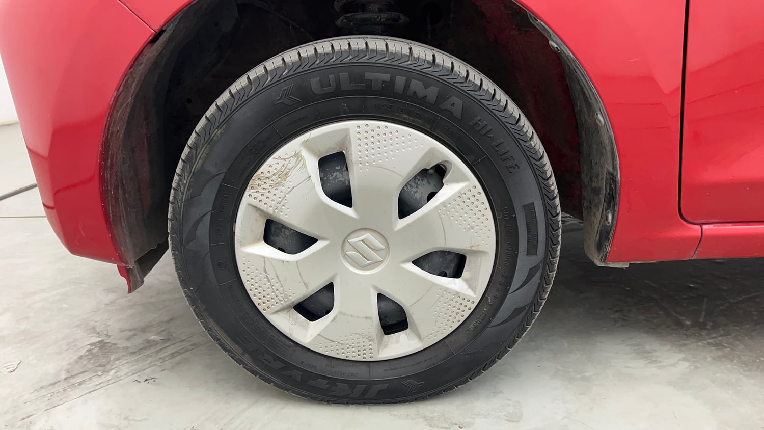 Used 2023 Maruti Suzuki Alto K10 VXi Plus AGS Petrol Automatic tyres LEFT FRONT TYRE RIM VIEW