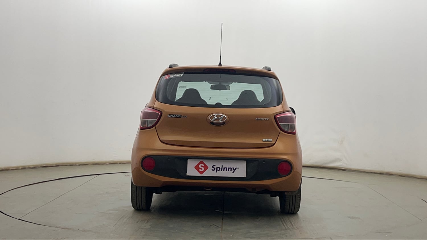 Used 2017 Hyundai Grand i10 Sportz (O) 1.2 Kappa VTVT Petrol Manual exterior BACK VIEW