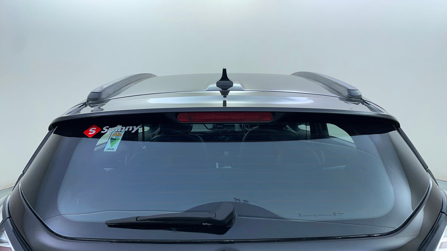 Used 2022 Tata Nexon XZA Plus (Premium) Dark Edition Petrol Automatic exterior BACK WINDSHIELD VIEW