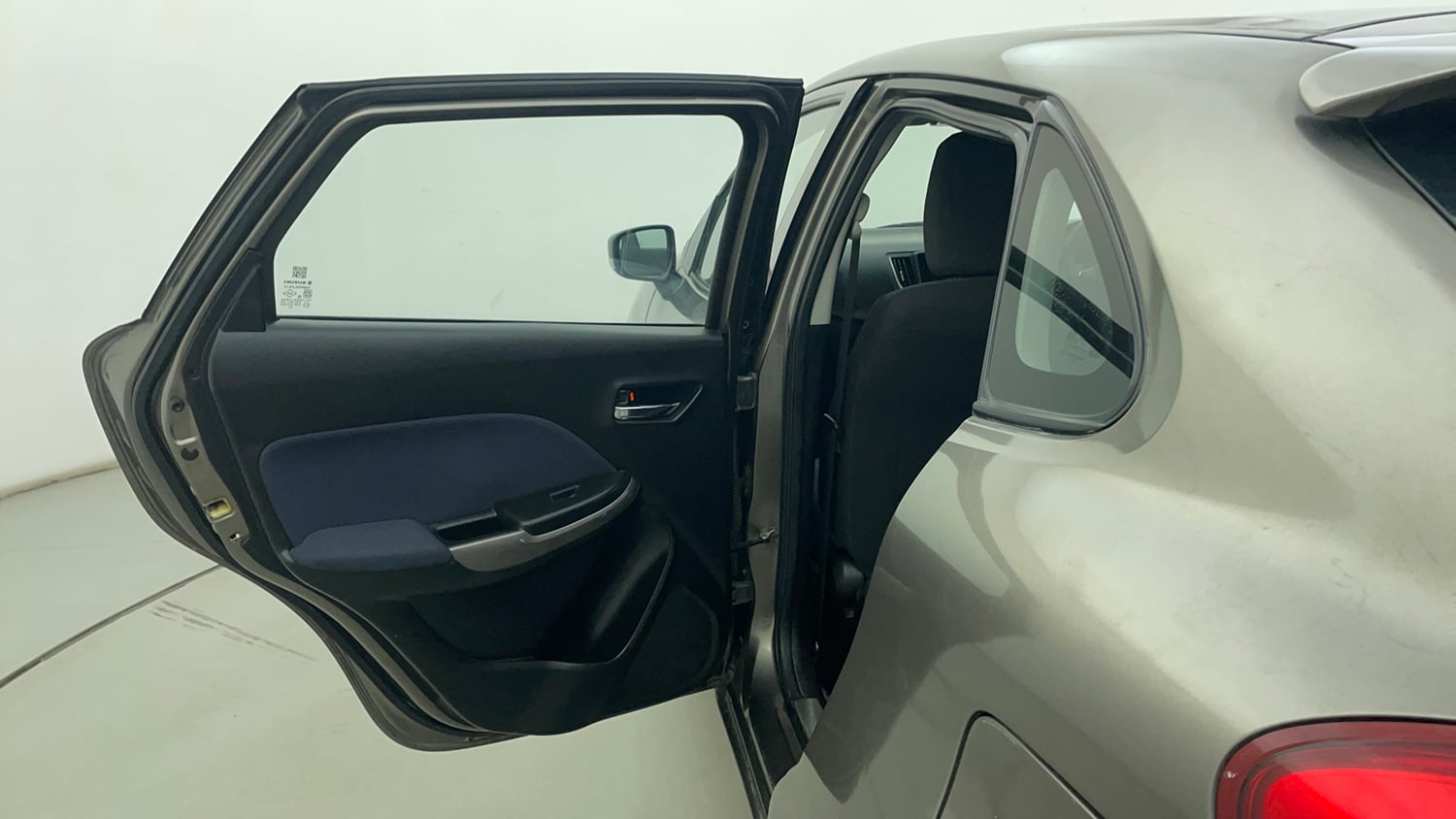 Used 2019 Maruti Suzuki Baleno Delta Petrol Manual interior LEFT REAR DOOR OPEN VIEW