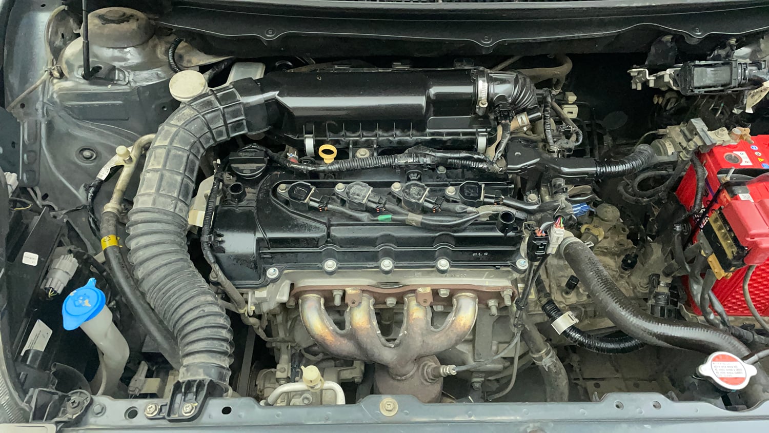 Used 2019 Maruti Suzuki Baleno Delta Petrol Manual engine ENGINE RIGHT SIDE VIEW
