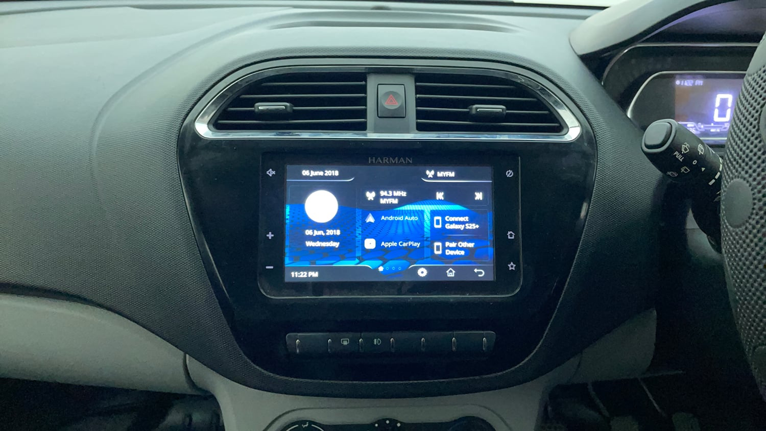 Used 2021 Tata Tiago XZ Petrol Manual interior MUSIC SYSTEM & AC CONTROL VIEW