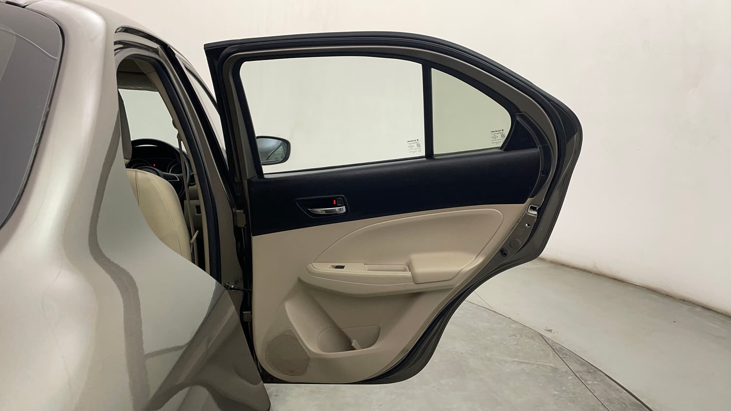 Used 2019 Maruti Suzuki Dzire VXi Petrol Manual interior RIGHT REAR DOOR OPEN VIEW