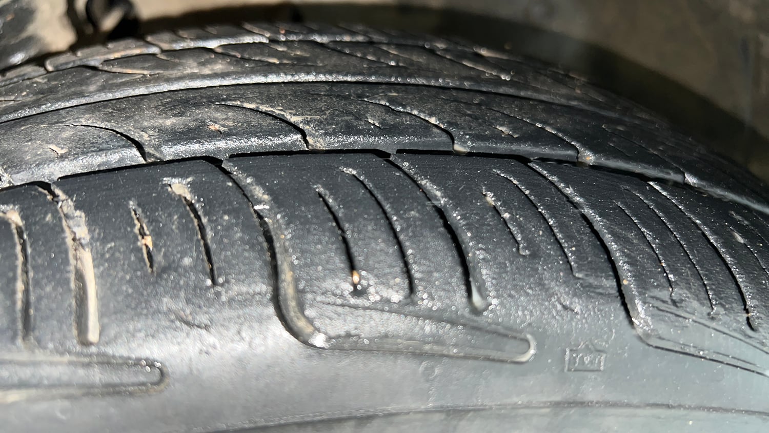 Used 2017 Maruti Suzuki Ignis Zeta 1.2 MT Petrol Manual tyres RIGHT FRONT TYRE TREAD VIEW