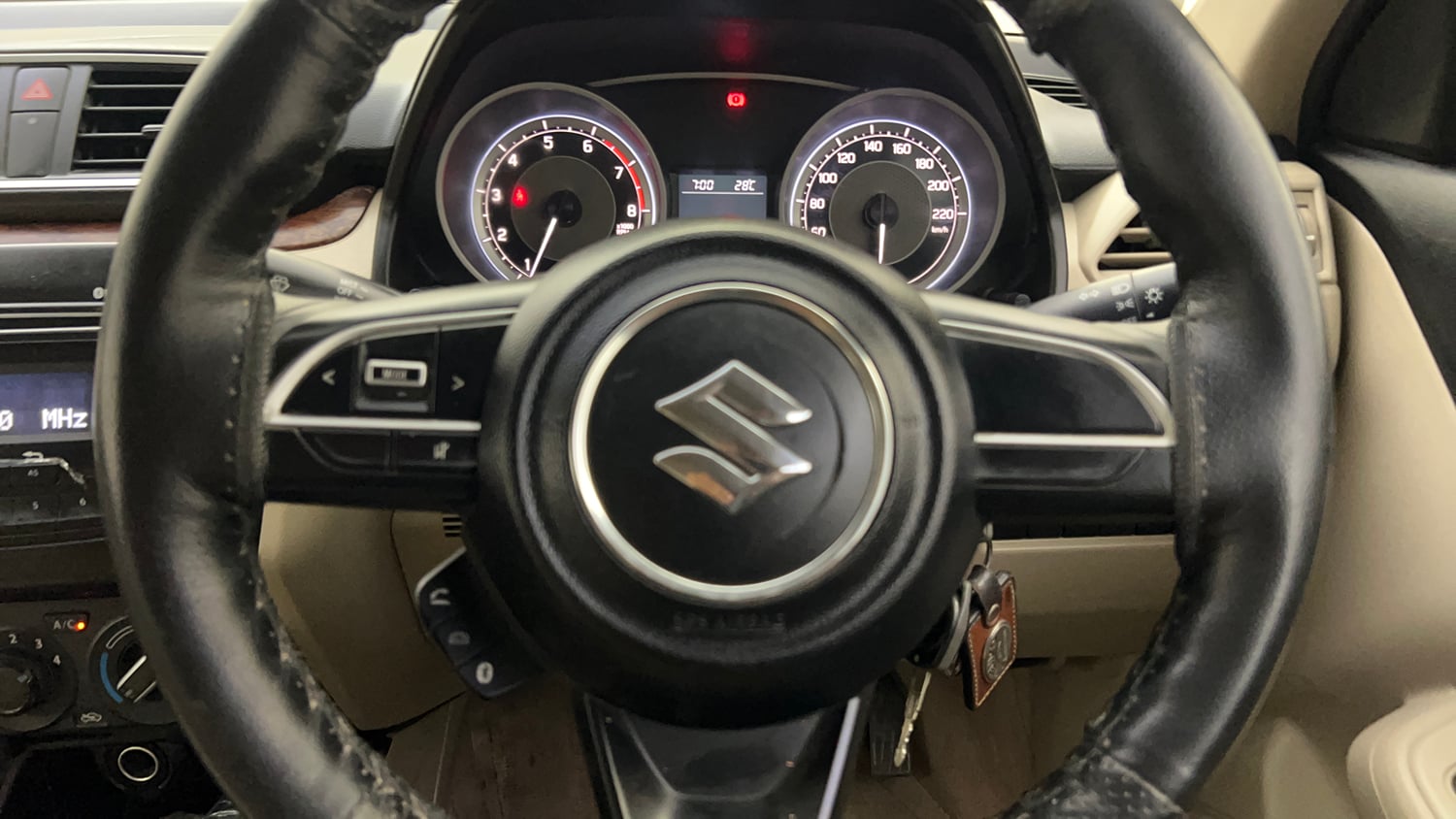 Used 2017 Maruti Suzuki Dzire VXi AMT Petrol Automatic top_features Airbags