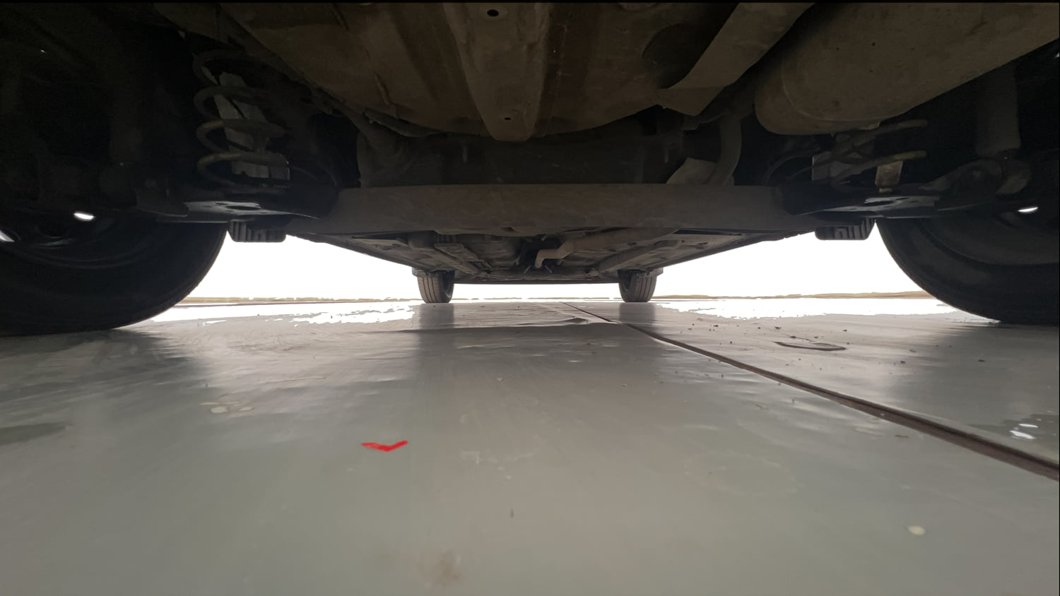 Used 2018 Hyundai Santro Sportz Petrol Manual extra REAR UNDERBODY VIEW (TAKEN FROM REAR)