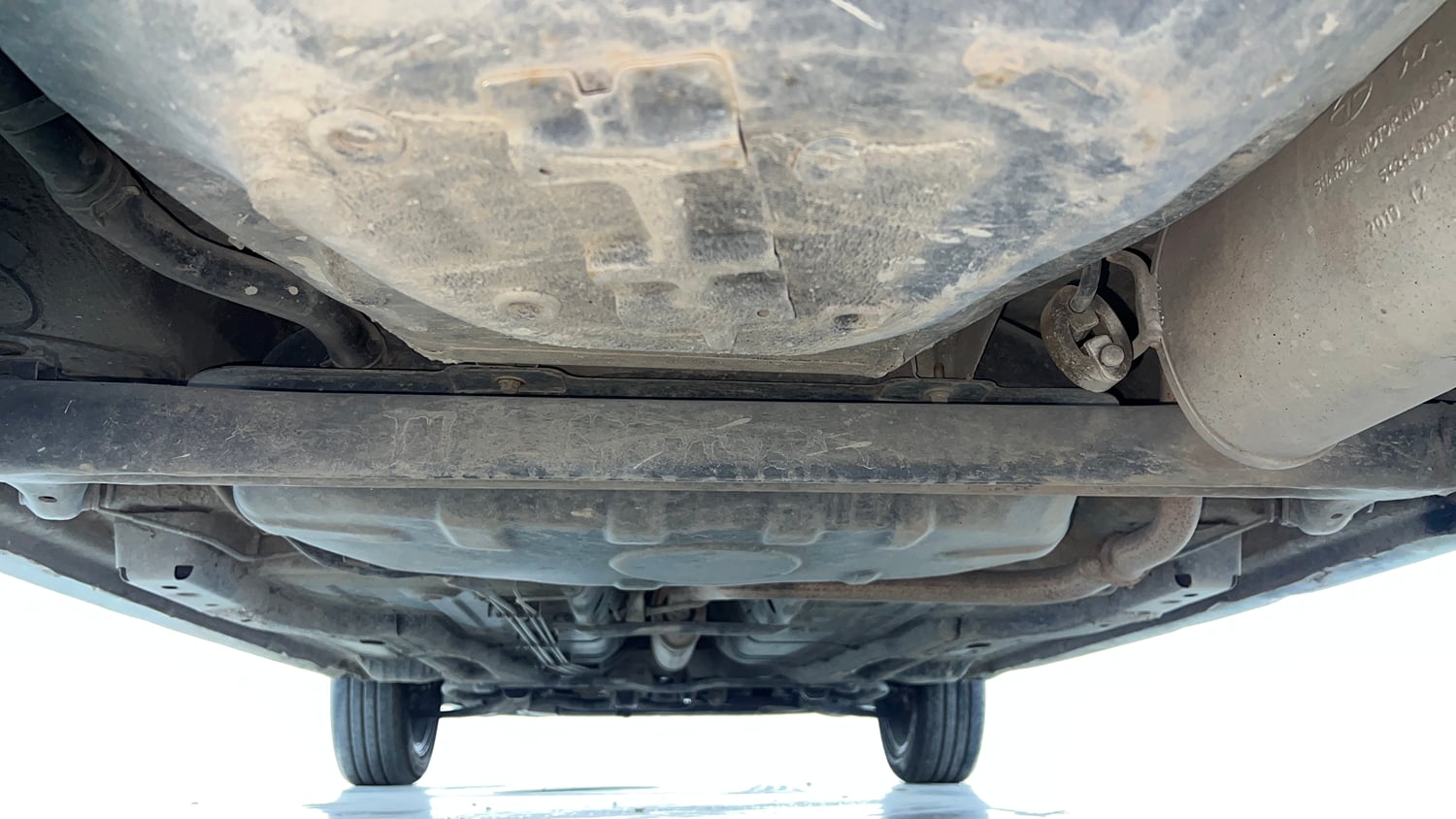 Used 2020 Tata Tiago XZA Plus Petrol Automatic extra REAR UNDERBODY VIEW (TAKEN FROM REAR)