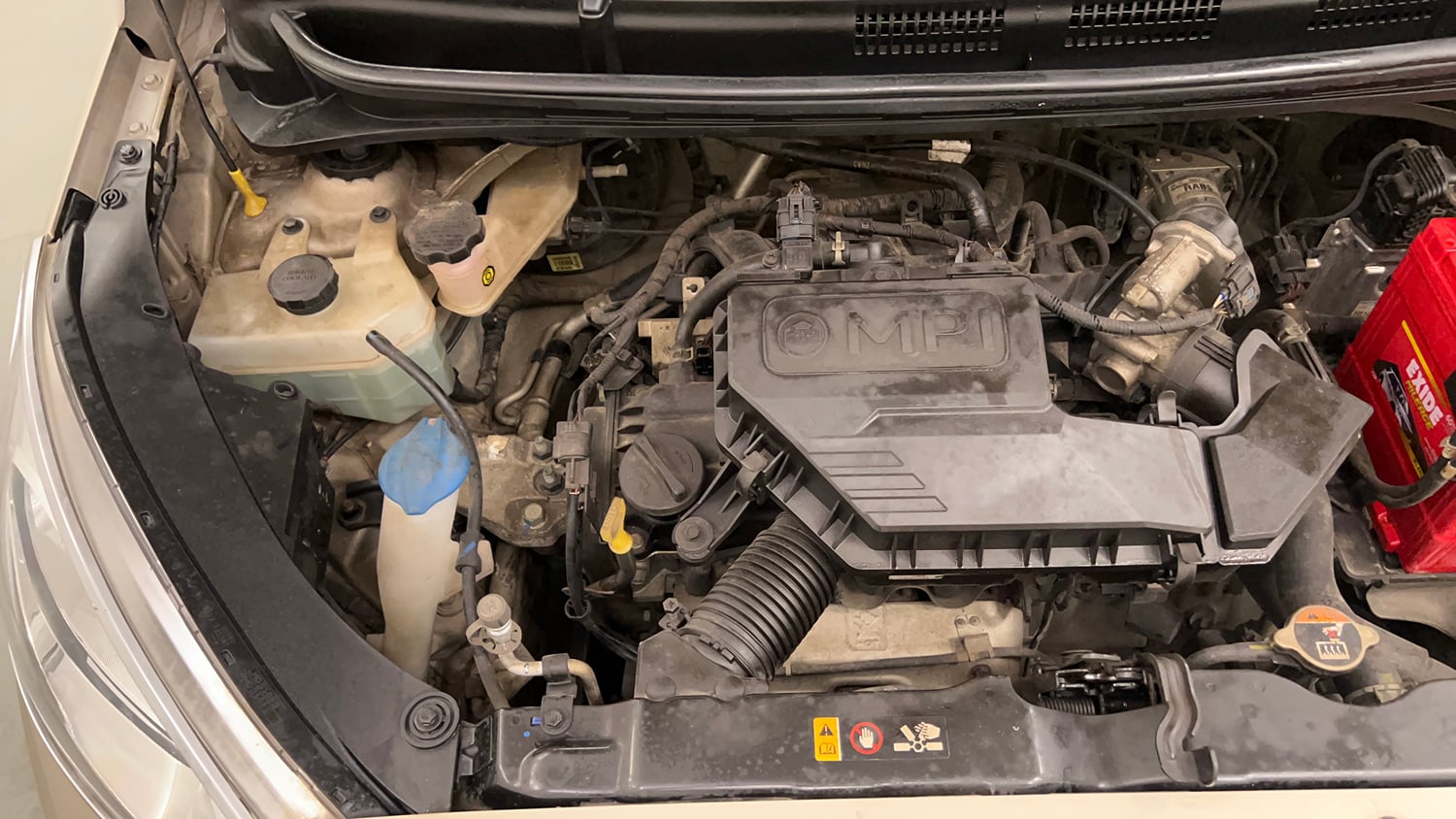 Used 2019 Hyundai Santro Sportz Petrol Manual engine ENGINE RIGHT SIDE VIEW