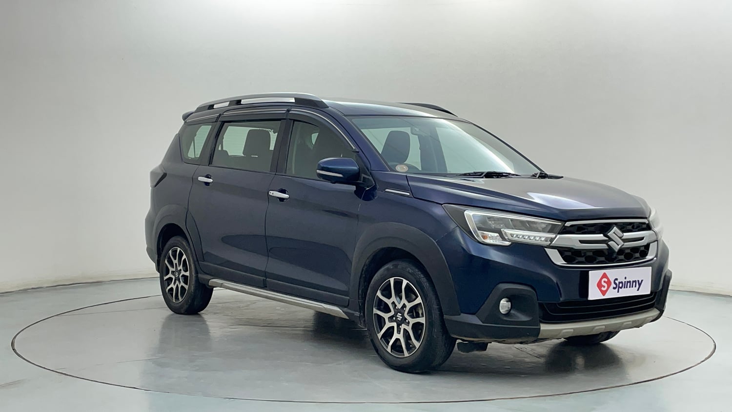 Used 2022 Maruti Suzuki XL6 Alpha Plus AT Petrol Petrol Automatic exterior RIGHT FRONT CORNER VIEW