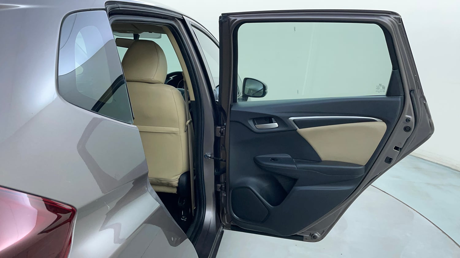 Used 2016 Honda Jazz V AT Petrol Petrol Automatic interior RIGHT REAR DOOR OPEN VIEW