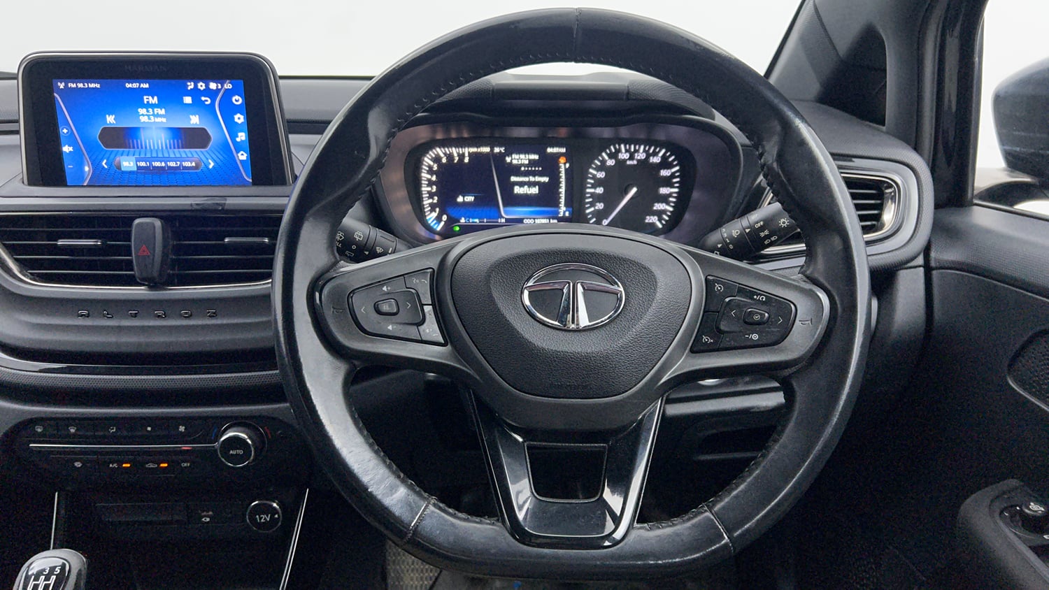 Used 2022 Tata Altroz XZ Plus Petrol Dark Edition Petrol Manual interior STEERING VIEW