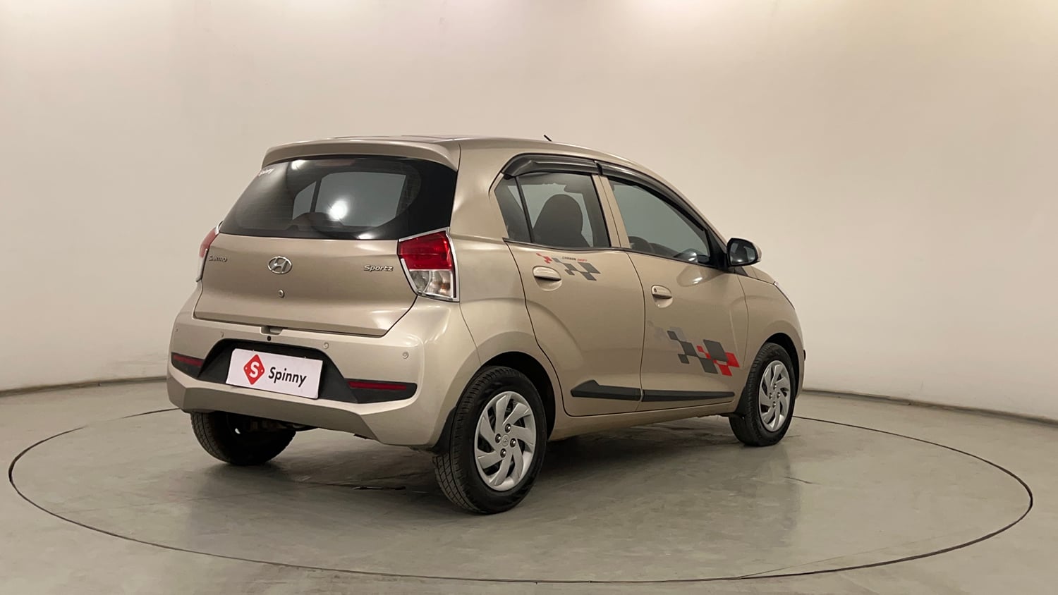Used 2019 Hyundai Santro Sportz Petrol Manual exterior RIGHT REAR CORNER VIEW
