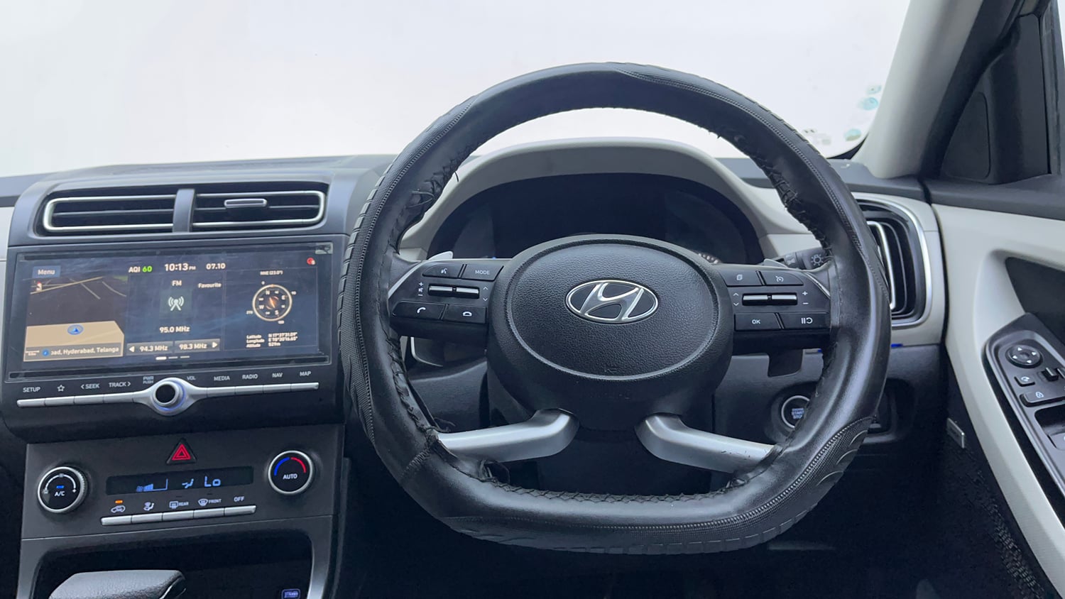 Used 2021 Hyundai Creta SX (O) 1.5 Petrol IVT Petrol Automatic interior STEERING VIEW