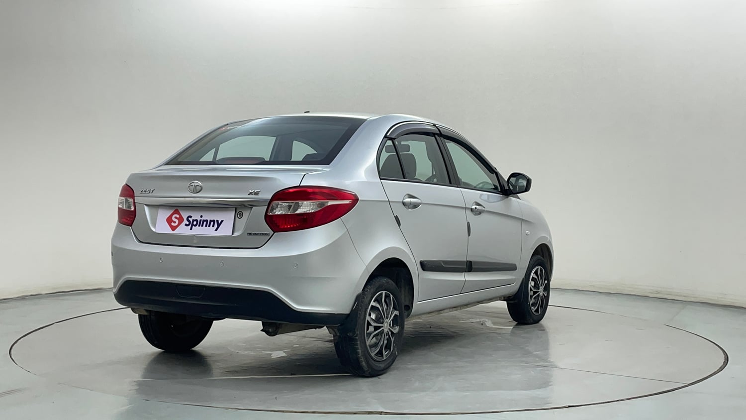 Used 2017 Tata Zest XE Petrol Petrol Manual exterior RIGHT REAR CORNER VIEW