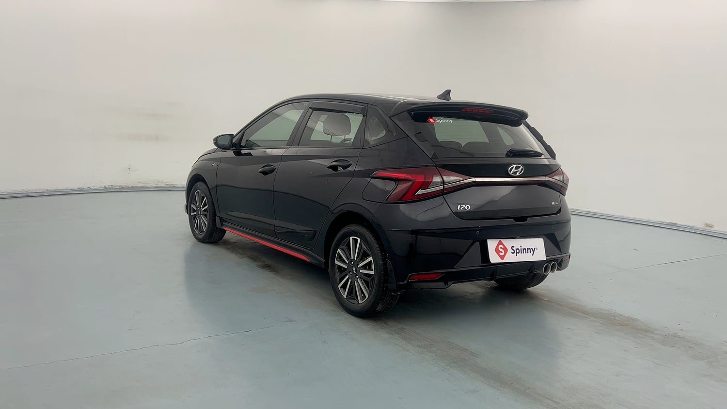 Used 2023 Hyundai i20 N Line N8 1.0 Turbo DCT Petrol Automatic exterior LEFT REAR CORNER VIEW