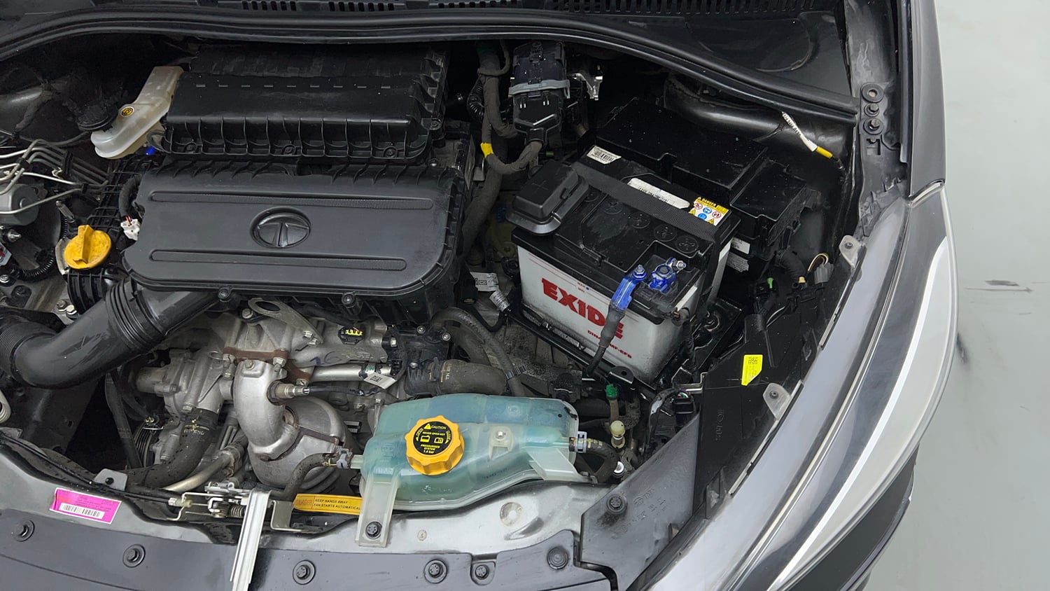 Used 2021 Tata Tigor XZ Plus Petrol Manual engine ENGINE LEFT SIDE VIEW