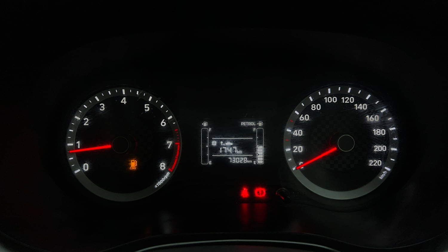 Used 2021 Hyundai Grand i10 Nios Magna 1.2 Kappa VTVT CNG Cng Manual interior CLUSTERMETER VIEW