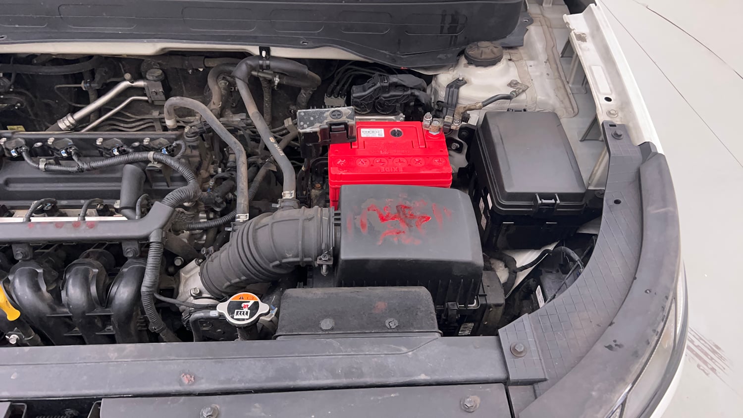 Used 2022 Hyundai Venue SX 1.2 Petrol Petrol Manual engine ENGINE LEFT SIDE VIEW